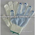 Пунктирные перчатки из ПВХ для защиты